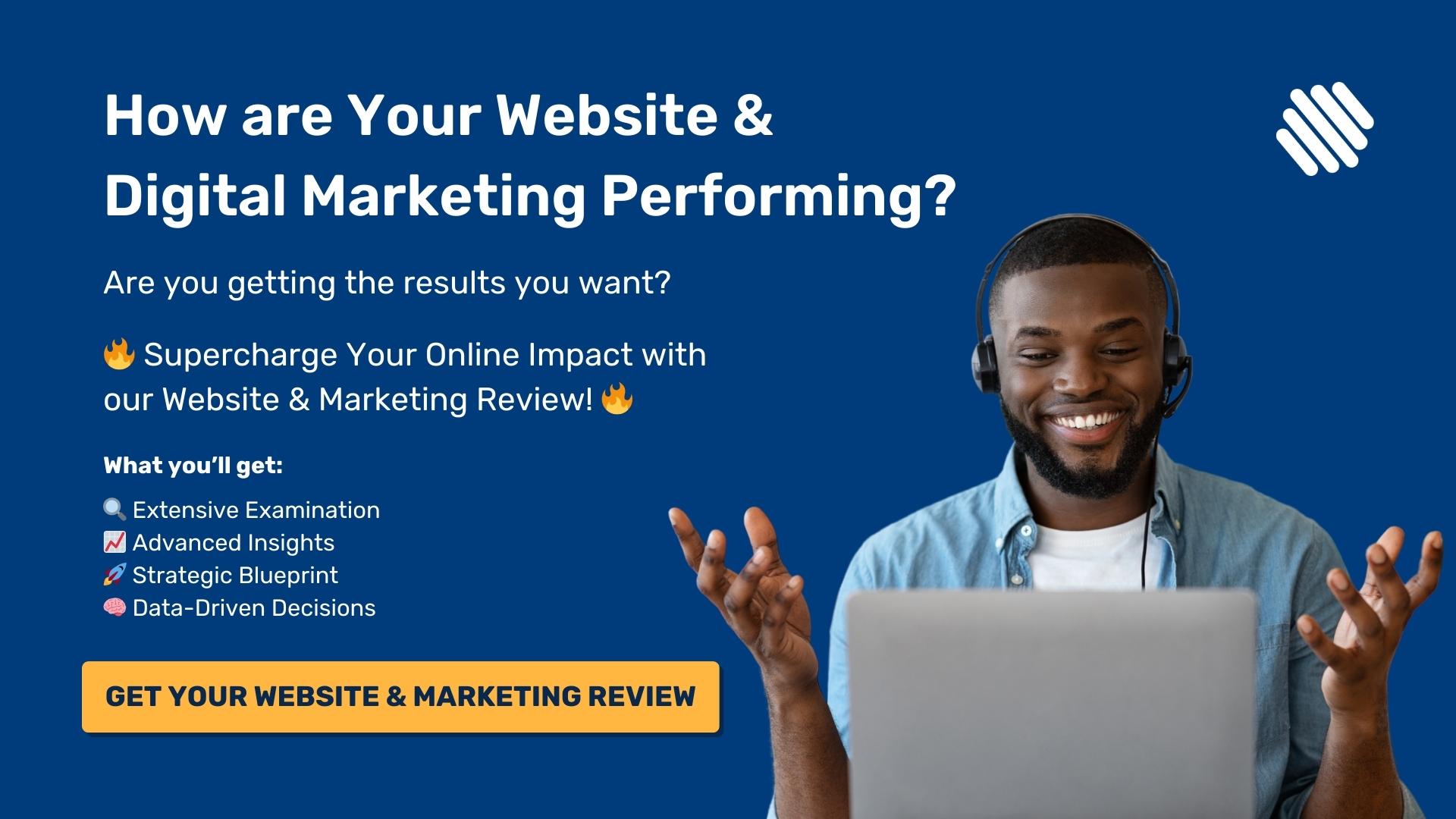 Request a Website and Marketing Review
